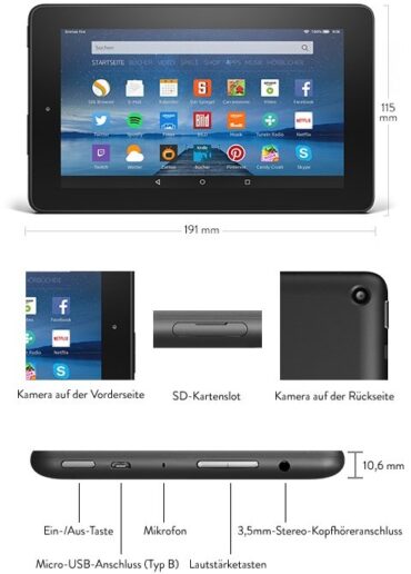 Im Prinzip bietet das Amazon Fire alles, was Sie von einem modernen Tablet erwarten.