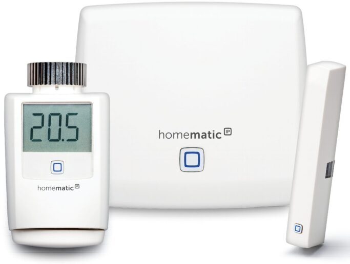 Für die Smart Home-Lösung HomeMatic IP bietet eQ-3 unter anderem einen Heizkörperthermostat und einen Fenstersensor an.