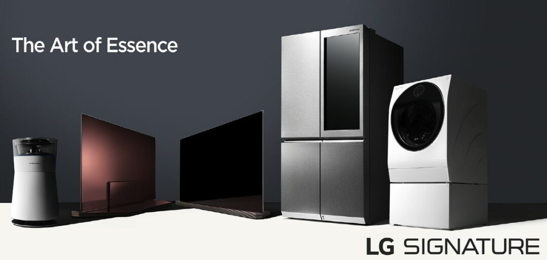 LGs Edelmarke Signature umfasst OLED-TVs und Haushaltsgeräte.
