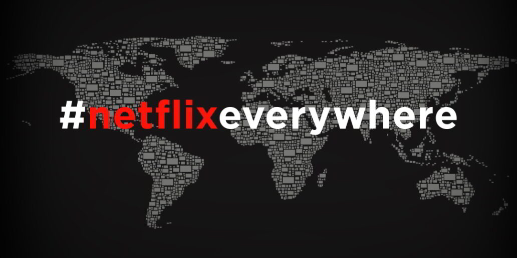 Netflix ist jetzt in über 190 Ländern verfügbar.