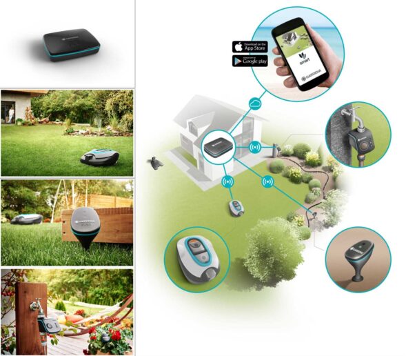 Das Gardena smart system arbeitet intern mit dem Kommunikationsprotokoll Lemonbeat und lässt sich bequem von Smartphone oder Tablet aus bedienen. 