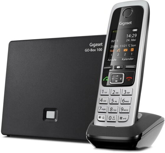 Das günstige VOIP-Telefon Gigaset C430A GO ist mit einem Farbdisplay ausgestattet.