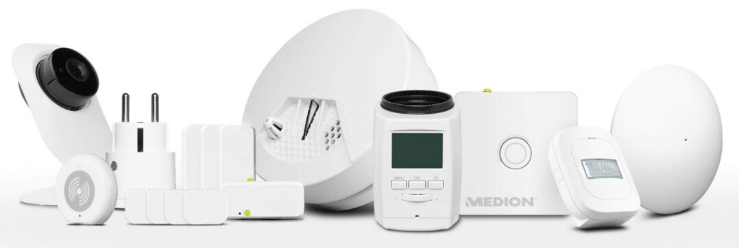 Medion hat nun auch etliche Smart-Home-Geräte im Programm.