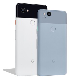 Google Pixel 2 XL und Google Pixel 2: Teure Oberklasse-Smartphones. (Bildquelle: Markus Mielek/Google)