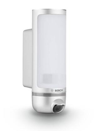Bosch Smart Home Eyes: Wasserfeste Außenkamera (Full-HD), Freisprechanlage mit 2-Wege-Kommunikation, Bewegungssensor und LED-Lampe.