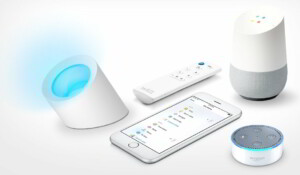Die Wiz-LED-Lampen und -LED-Leuchten funktionieren mit Sprachsteuerung, App und klassischer Fernbedienung.