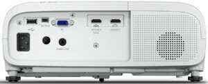 Der Epson EH-TW5650 hat zwei sogar VGA, USB und zwei HDMI-Eingänge.