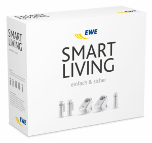 EWE Smart Living „Einfach & Sicher“: Kleines Paket mit großer Wirkung, dank der fünf smarten Komponenten.