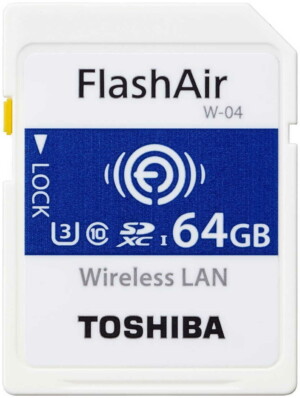 Toshiba FlashAir: SD-Karte und WLAN-Karte in Einem. 