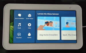Test Amazon Echo Show 5 Smart home Dashboard