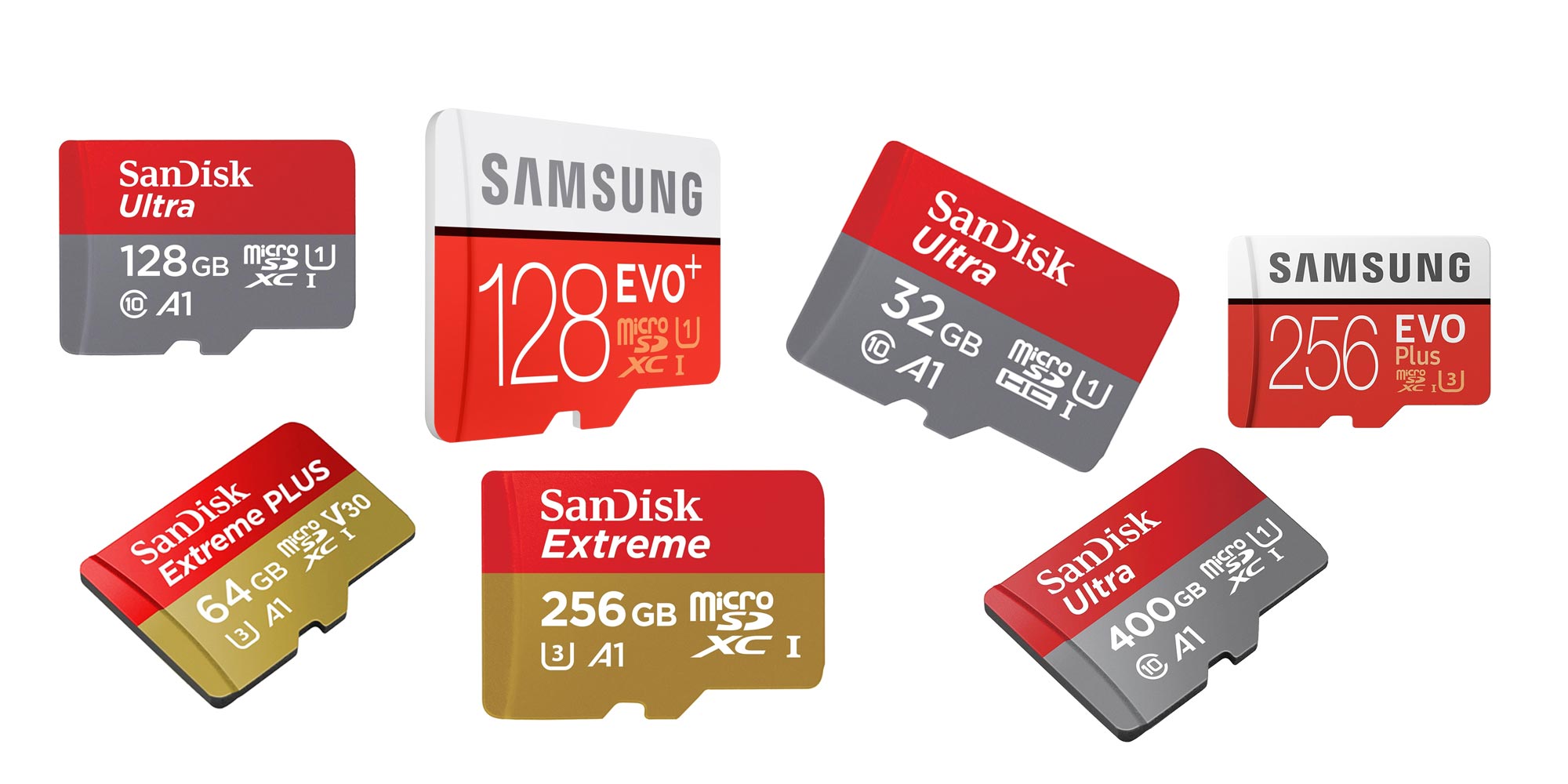256GB Micro SD-Karte Klasse 10-Speicherkarte Hochgeschwindigkeits-Micro SD SDXC-Karte mit SD-Kartenadapter