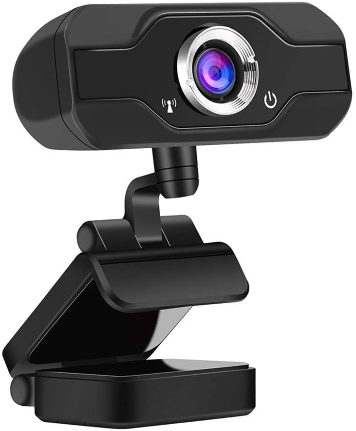Konferenzen Pro Streaming Webcam zum Aufzeichnen Spielen Webcam HD 1080p Webkamera Laptop Desktop Full HD Kamera Video Webcam 110-Grad-Breitbild USB PC Computer Webcam mit Mikrofon Anrufen
