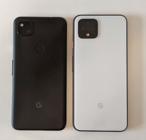 Google Pixel 4a (links) und Pixel 4 (rechts) im Vergleich